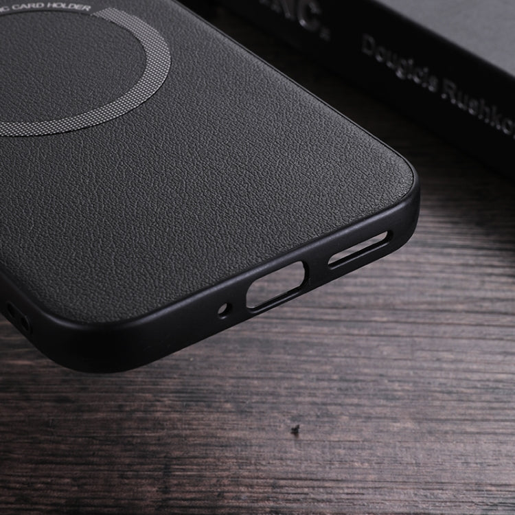 For Google Pixel 9 Pro Magsafe Magnetic Ring Leather Texture Phone Case(Green) - Google Cases by PMC TechLife | Online Shopping South Africa | PMC TechLife | Buy Now Pay Later Mobicred