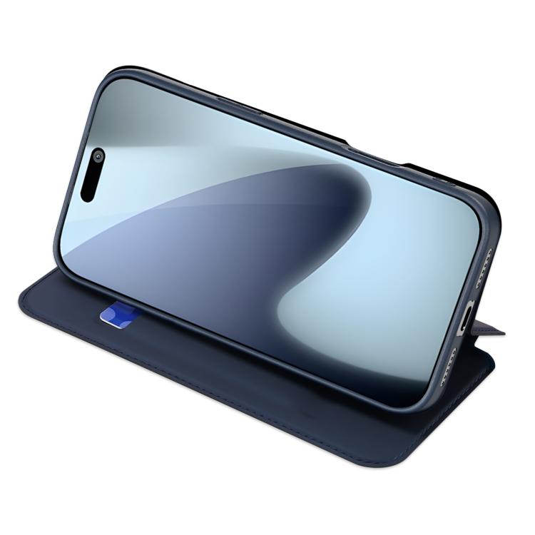 For iPhone 17 Pro DUX DUCIS Skin Pro Series Flip Leather Phone Case(Blue) - free shipping - PMC TechLife - Order now!