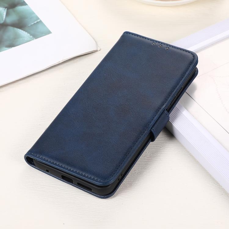 For iPhone 16e Cow Texture Leather Phone Case(Blue) - iPhone 16e Cases by PMC TechLife | Online Shopping South Africa | PMC TechLife | Buy Now Pay Later Mobicred