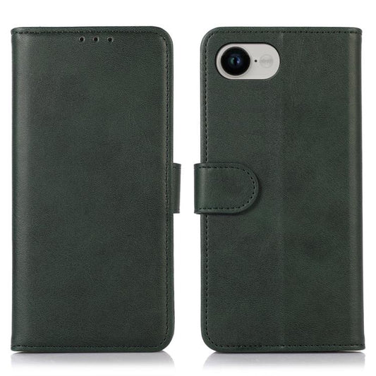 For iPhone 16e Cow Texture Leather Phone Case(Green) - iPhone 16e Cases by PMC Jewellery | Online Shopping South Africa | PMC Jewellery | Buy Now Pay Later Mobicred