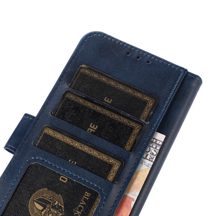 For iPhone 17 Cow Texture Leather Phone Case(Blue) - free shipping - PMc TechLife - Order now!