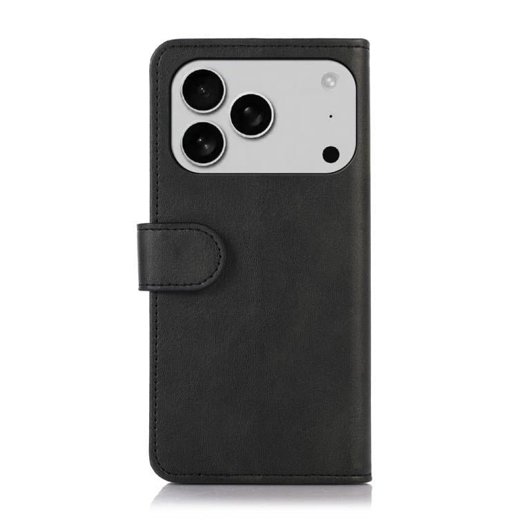For iPhone 17 Pro Cow Texture Leather Phone Case(Black) - free shipping - PMc TechLife - Order now!