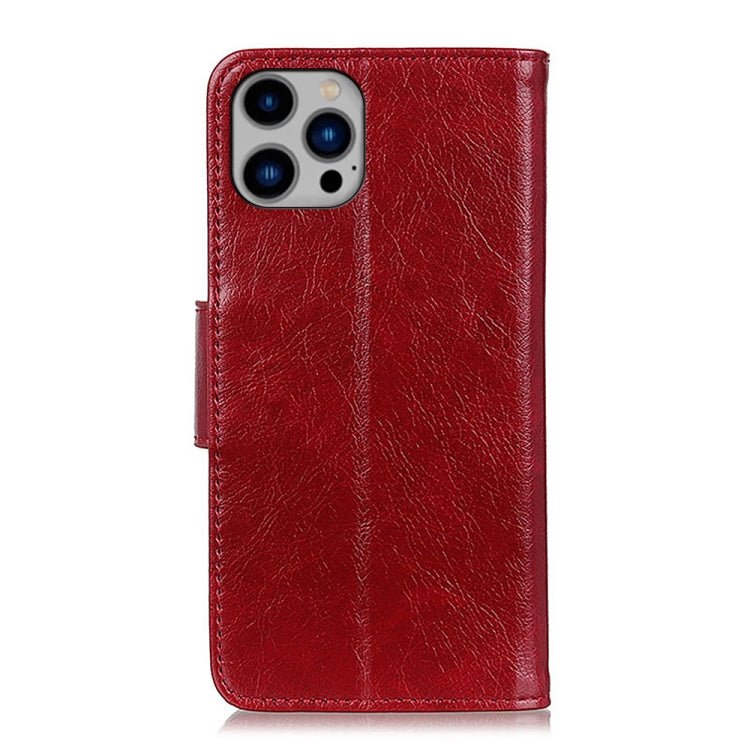For iPhone 16 Pro Nappa Texture Leather Case(Red) - iPhone 16 Pro Cases by PMC TechLife | Online Shopping South Africa | PMC TechLife | Buy Now Pay Later Mobicred