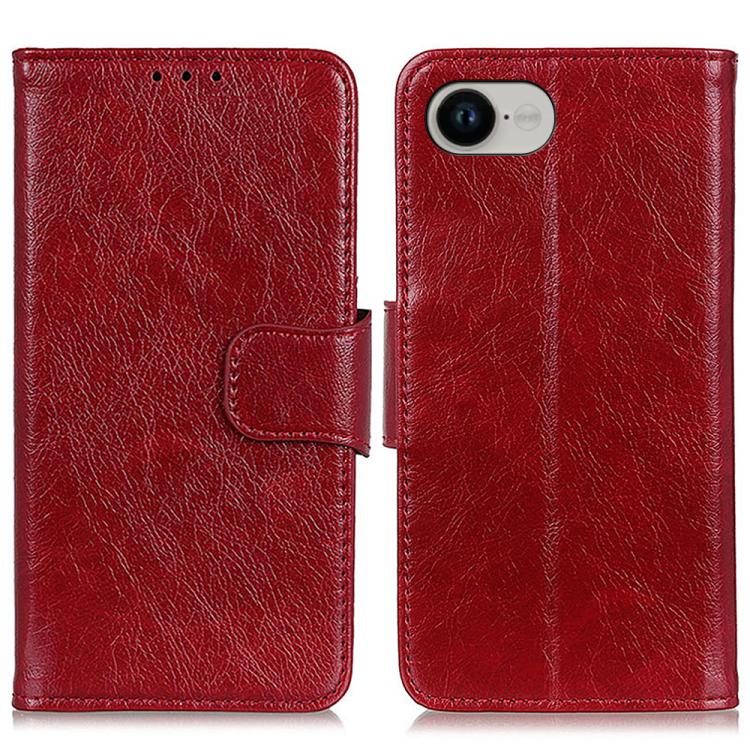 For iPhone 16e Nappa Texture Leather Case(Red) - iPhone 16e Cases by PMC TechLife | Online Shopping South Africa | PMC TechLife | Buy Now Pay Later Mobicred