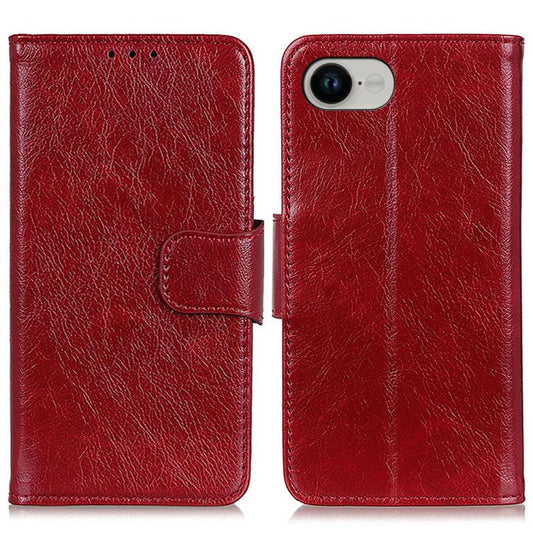 For iPhone 16e Nappa Texture Leather Case(Red) - iPhone 16e Cases by PMC Jewellery | Online Shopping South Africa | PMC Jewellery | Buy Now Pay Later Mobicred