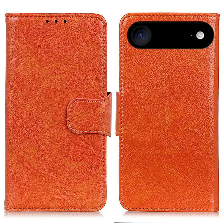 For iPhone 17 Air Nappa Texture Leather Case(Orange) - free shipping - PMc TechLife - Order now!