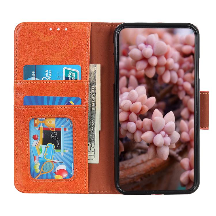 For iPhone 17 Pro Nappa Texture Leather Case(Orange) - free shipping - PMc TechLife - Order now!