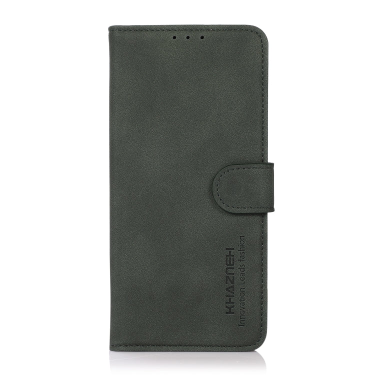 For iPhone 16 KHAZNEH Matte Texture Leather Phone Case(Green) - iPhone 16 Cases by PMC Jewellery | Online Shopping South Africa | PMC Jewellery | Buy Now Pay Later Mobicred