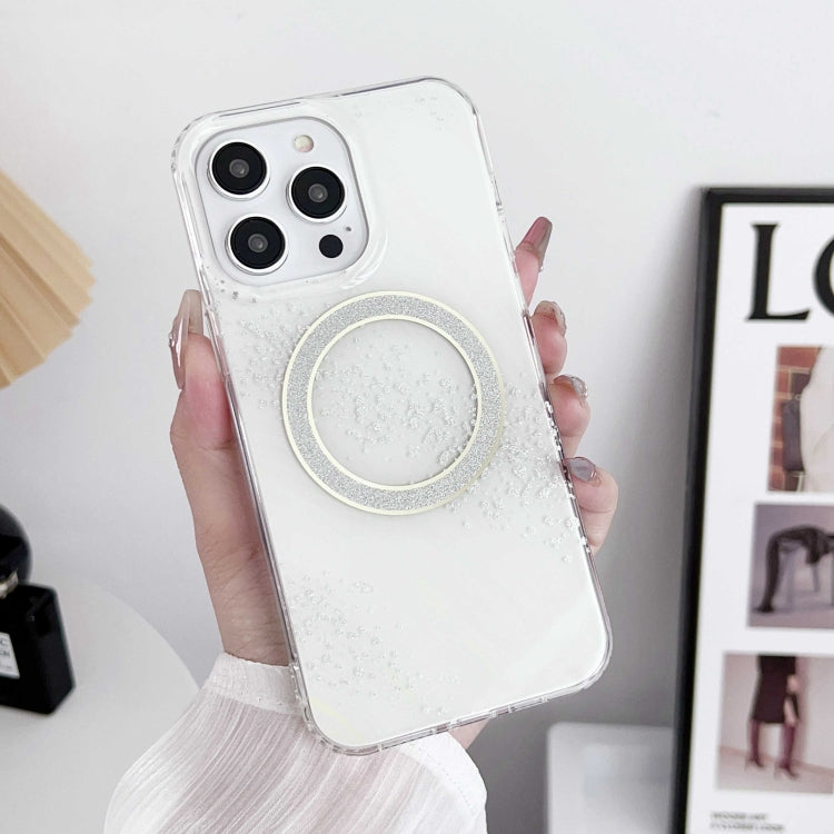 For iPhone 13 Pro Max Dual-side IMD Marble Magsafe Phone Case(White) - iPhone 13 Pro Max Cases by PMC TechLife | Online Shopping South Africa | PMC TechLife