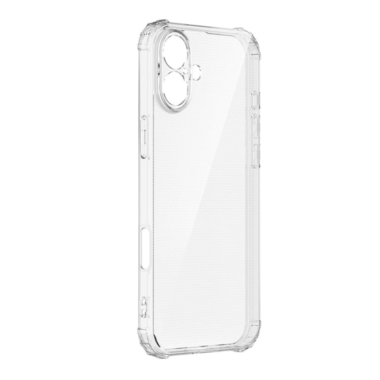 For iPhone 16 Plus Four-Corner Shockproof Clear TPU Phone Case(Transparent) - iPhone 16 Plus Cases by PMC Jewellery | Online Shopping South Africa | PMC Jewellery | Buy Now Pay Later Mobicred