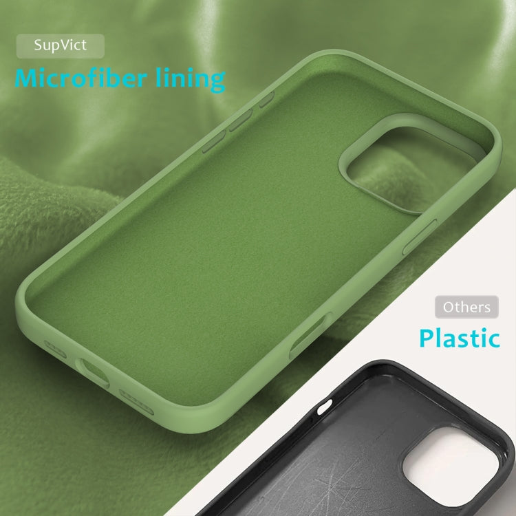 For iPhone 16 Pro Solid Color Silicone Phone Case(Mint Green) - More iPhone Cases by PMC TechLife | Online Shopping South Africa | PMC TechLife | Buy Now Pay Later Mobicred