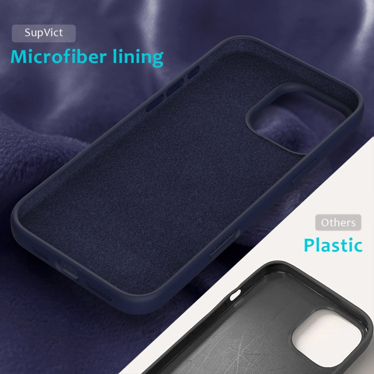 For iPhone 16 Pro Solid Color Silicone Phone Case(Midnight Blue) - More iPhone Cases by PMC TechLife | Online Shopping South Africa | PMC TechLife | Buy Now Pay Later Mobicred