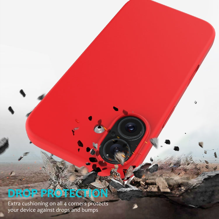 For iPhone 16 Plus Solid Color Silicone Phone Case(Red) - More iPhone Cases by PMC TechLife | Online Shopping South Africa | PMC TechLife | Buy Now Pay Later Mobicred