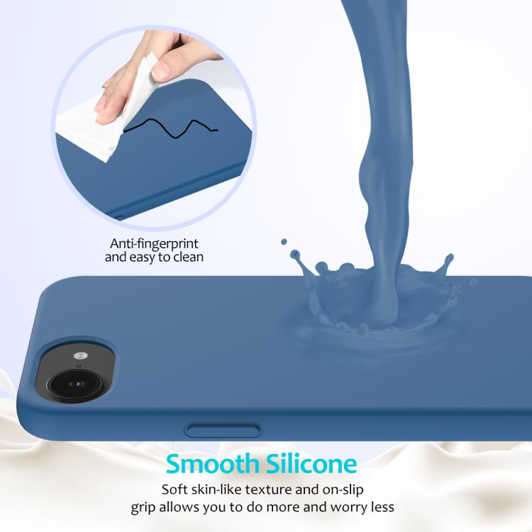 For iPhone 16e Solid Color Silicone Phone Case(Cobalt Blue) - iPhone 16e Cases by PMC TechLife | Online Shopping South Africa | PMC TechLife | Buy Now Pay Later Mobicred
