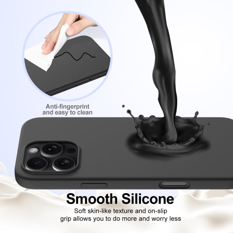 For iPhone 16 Pro Shockproof Silicone Magsafe Phone Case(Black) - iPhone 16 Pro Cases by PMC TechLife | Online Shopping South Africa | PMC TechLife | Buy Now Pay Later Mobicred