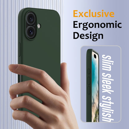 For iPhone 16 Plus Shockproof Silicone Magsafe Phone Case(Dark Green) - iPhone 16 Plus Cases by PMC Jewellery | Online Shopping South Africa | PMC Jewellery | Buy Now Pay Later Mobicred