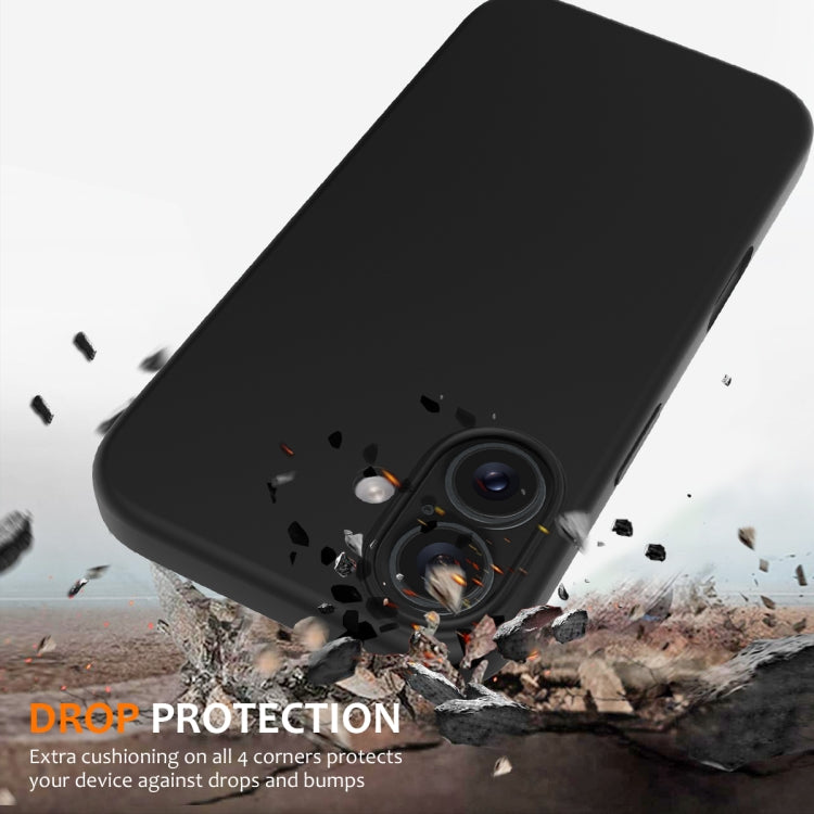 For iPhone 16 Shockproof Silicone Magsafe Phone Case(Black) - iPhone 16 Cases by PMC TechLife | Online Shopping South Africa | PMC TechLife | Buy Now Pay Later Mobicred