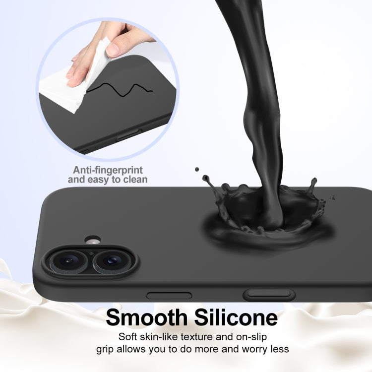 For iPhone 16 Shockproof Silicone Magsafe Phone Case(Black) - iPhone 16 Cases by PMC TechLife | Online Shopping South Africa | PMC TechLife | Buy Now Pay Later Mobicred