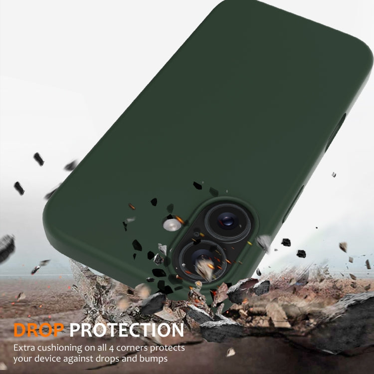 For iPhone 16 Shockproof Silicone Magsafe Phone Case(Dark Green) - free shipping - PMC TechLife - Order now!