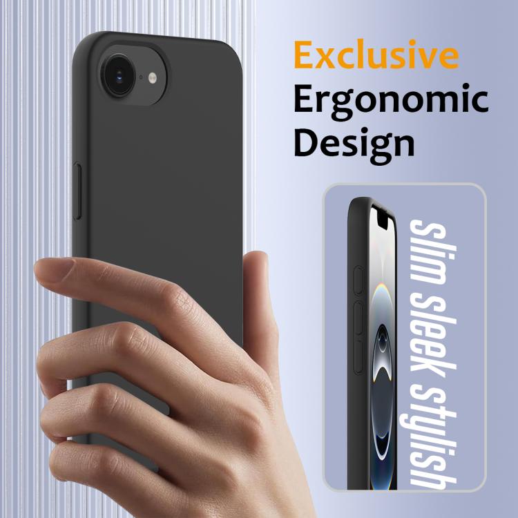 For iPhone 16e Shockproof Silicone Magsafe Phone Case(Black) - free shipping - PMC TechLife - Order now!