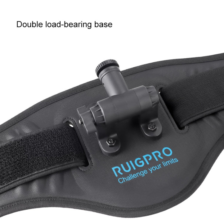 RUIGPRO Waist Belt Mount Strap With Action Cameras Adapter - Chest Belt by RUIGPRO | Online Shopping South Africa | PMC TechLife | Buy Now Pay Later Mobicred