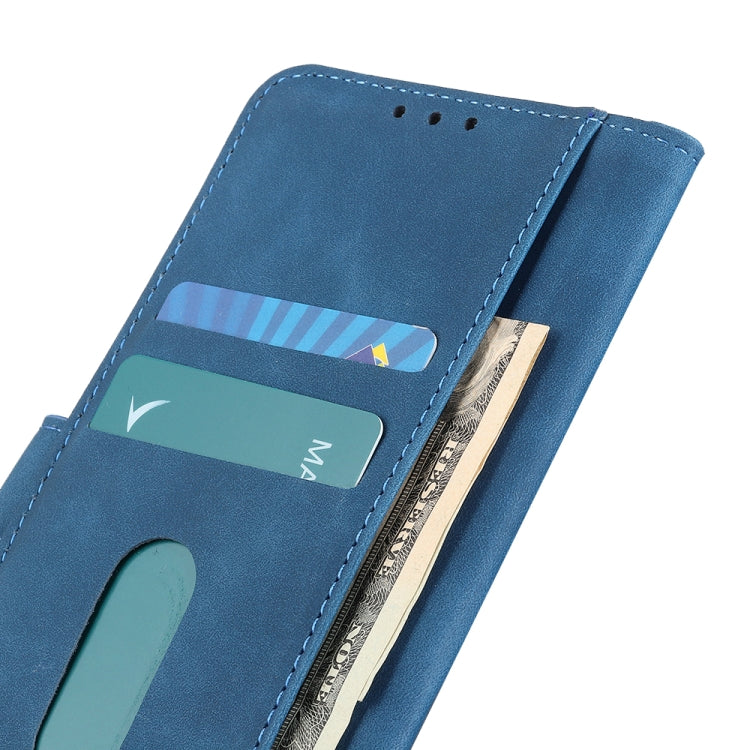 For iPhone 16 Pro KHAZNEH Retro Texture Leather Phone Case(Blue) - iPhone 16 Pro Cases by PMC Jewellery | Online Shopping South Africa | PMC Jewellery | Buy Now Pay Later Mobicred