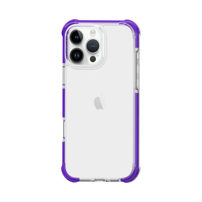 For iPhone 16 Pro Four-corner Shockproof TPU + Acrylic Phone Case(Purple) - iPhone 16 Pro Cases by PMC Jewellery | Online Shopping South Africa | PMC Jewellery | Buy Now Pay Later Mobicred