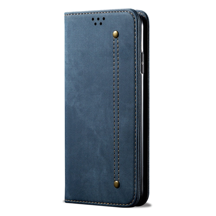 For Honor Magic6 Pro Denim Texture Flip Leather Phone Case(Blue) - Honor Cases by PMC TechLife | Online Shopping South Africa | PMC TechLife | Buy Now Pay Later Mobicred