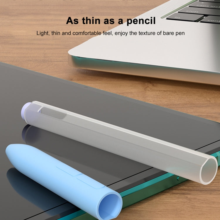 For Xiaomi Stylus Pen 2 Jelly Style Translucent Silicone Protective Pen Case(White) - Pencil Accessories by PMC TechLife | Online Shopping South Africa | PMC TechLife