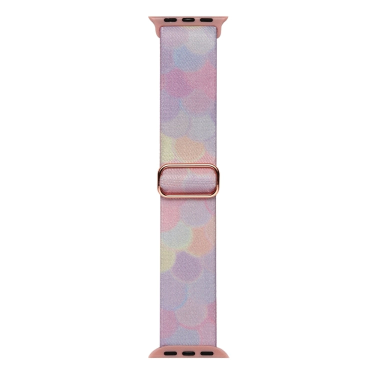 For Apple Watch SE 40mm Painted Pattern Nylon Replacement Watch Band(Symphony Bubbles) - Watch Bands by PMc TechLife | Online Shopping South Africa | PMc TechLife | Buy Now Pay Later Mobicred