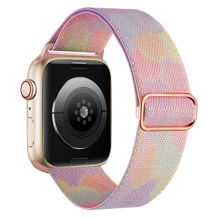For Apple Watch 3 38mm Painted Pattern Nylon Replacement Watch Band(Symphony Bubbles) - Watch Bands by PMc TechLife | Online Shopping South Africa | PMc TechLife | Buy Now Pay Later Mobicred