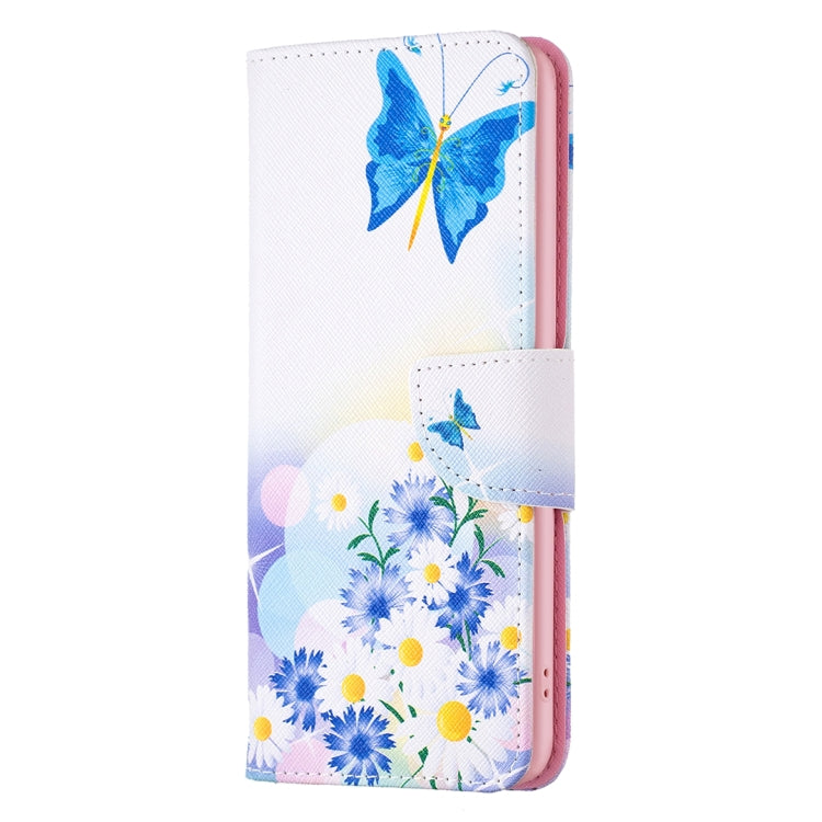 For Motorola Moto G34 5G Colored Drawing Pattern Leather Phone Case(Butterfly Love) - Motorola Cases by PMC TechLife | Online Shopping South Africa | PMC TechLife | Buy Now Pay Later Mobicred