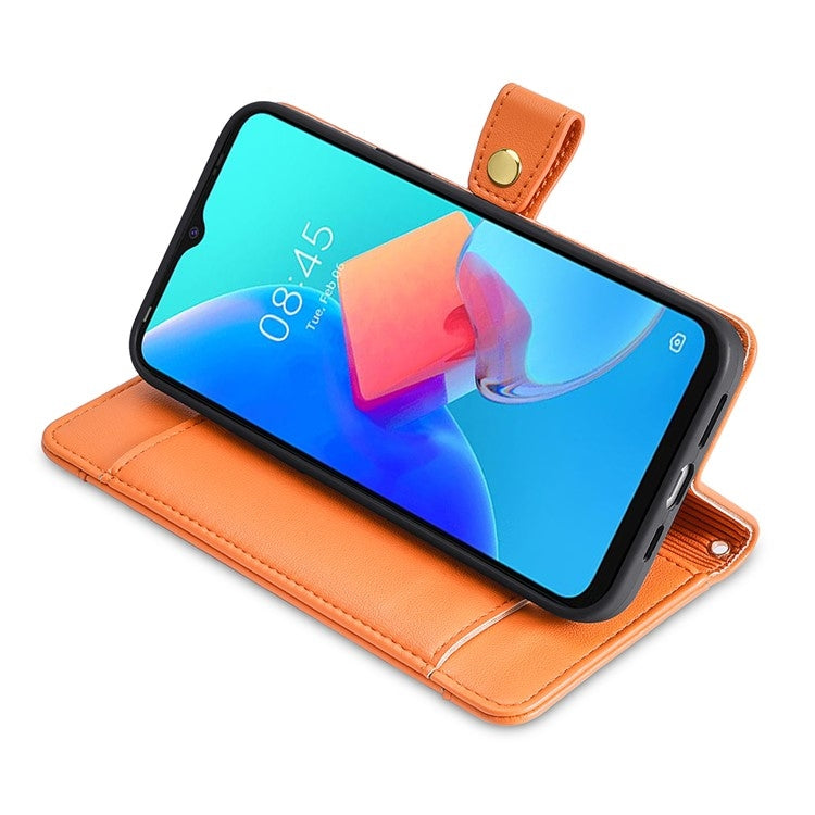 For Infinix Note 40 Pro 5G Sheep Texture Cross-body Zipper Wallet Leather Phone Case(Orange) - free shipping - PMC TechLife - Order now!
