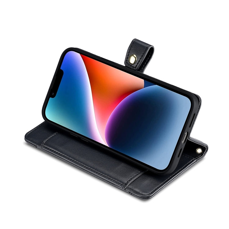 For Tecno Pova 5 Pro Sheep Texture Cross-body Zipper Wallet Leather Phone Case(Black) - free shipping - PMC TechLife - Order now!