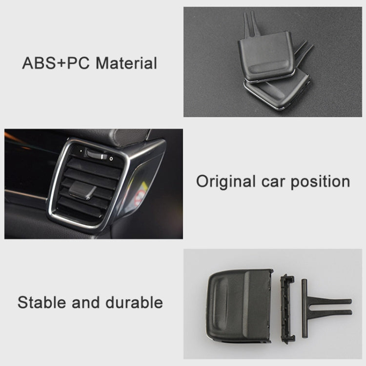 For Porsche Panamera Left Driving Car Air Conditioning Air Outlet Paddle, Type:Rear Row - Air Conditioning System by PMC TechLife | Online Shopping South Africa | PMC TechLife | Buy Now Pay Later Mobicred