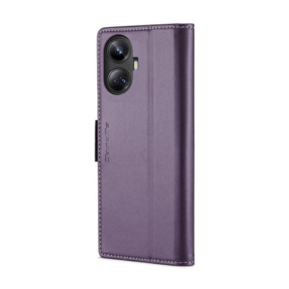 For Realme 10 Pro+ CaseMe 023 Butterfly Buckle Litchi Texture RFID Anti-theft Leather Phone Case(Pearly Purple) - Realme Cases by CaseMe | Online Shopping South Africa | PMC Jewellery | Buy Now Pay Later Mobicred