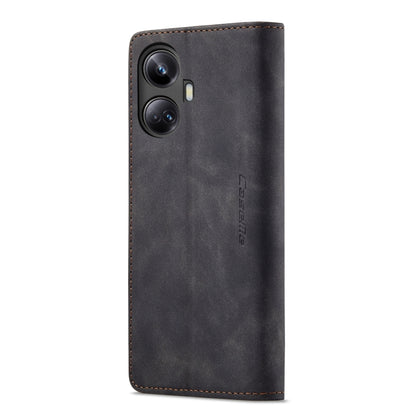 For Realme 10 Pro+ CaseMe 013 Multifunctional Horizontal Flip Leather Phone Case(Black) - Realme Cases by CaseMe | Online Shopping South Africa | PMC Jewellery | Buy Now Pay Later Mobicred