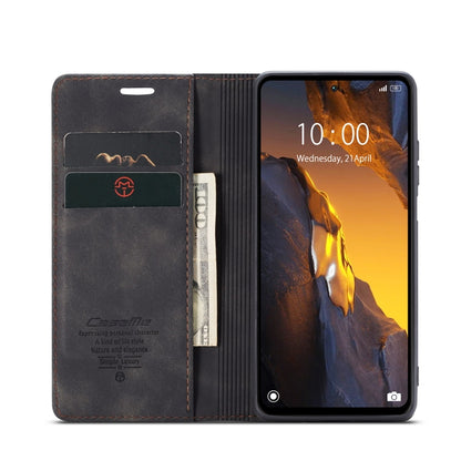 For Xiaomi Poco F5 5G/Redmi Note 12 Turbo 5G CaseMe 013 Multifunctional Horizontal Flip Leather Phone Case(Black) - Xiaomi Cases by CaseMe | Online Shopping South Africa | PMC Jewellery | Buy Now Pay Later Mobicred