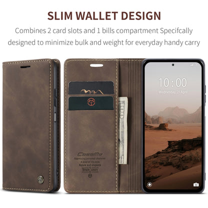 For Xiaomi Redmi Note 13 5G CaseMe 013 Multifunctional Horizontal Flip Leather Phone Case(Coffee) - Xiaomi Cases by CaseMe | Online Shopping South Africa | PMC Jewellery | Buy Now Pay Later Mobicred