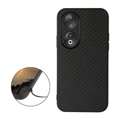 For Honor 90 Carbon Fiber Texture Shockproof Phone Case(Black) - Honor Cases by PMC Jewellery | Online Shopping South Africa | PMC Jewellery | Buy Now Pay Later Mobicred