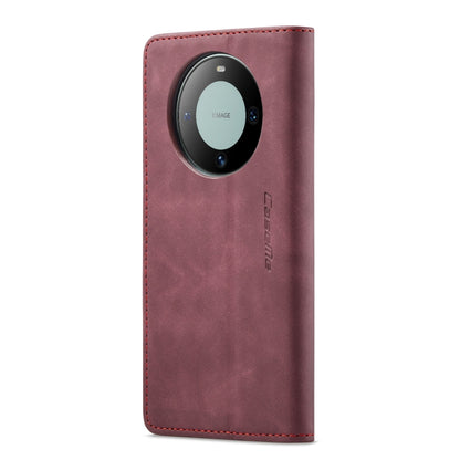 For Huawei Mate 60 Pro / 60 Pro+ CaseMe 013 Multifunctional Horizontal Flip Leather Phone Case(Wine Red) - Huawei Cases by CaseMe | Online Shopping South Africa | PMC Jewellery | Buy Now Pay Later Mobicred