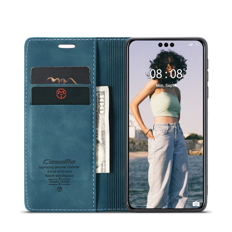 For Huawei Mate 60 Pro / 60 Pro+ CaseMe 013 Multifunctional Horizontal Flip Leather Phone Case(Blue) - Huawei Cases by CaseMe | Online Shopping South Africa | PMC Jewellery | Buy Now Pay Later Mobicred