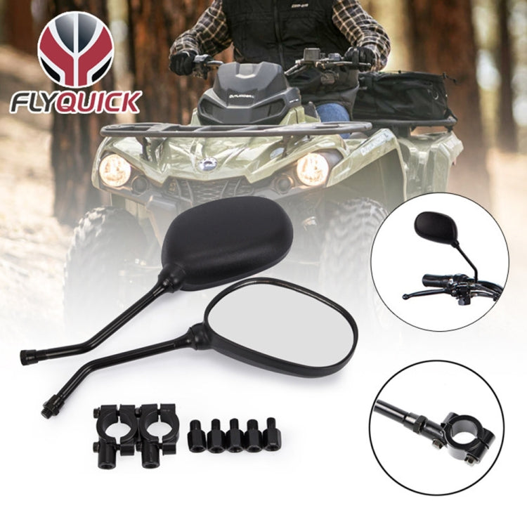 1 Pair ZF001-63B Four-wheeler / ATV Universal Rearview Mirror Reflective Mirror - Convex Mirror & Accessories by PMC Jewellery | Online Shopping South Africa | PMC Jewellery | Buy Now Pay Later Mobicred