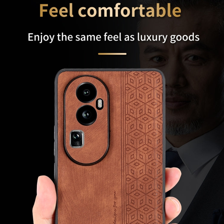 For OPPO A2 Pro 5G AZNS 3D Embossed Skin Feel Phone Case(Black) - A2 Pro Cases by AZNS | Online Shopping South Africa | PMC Jewellery | Buy Now Pay Later Mobicred