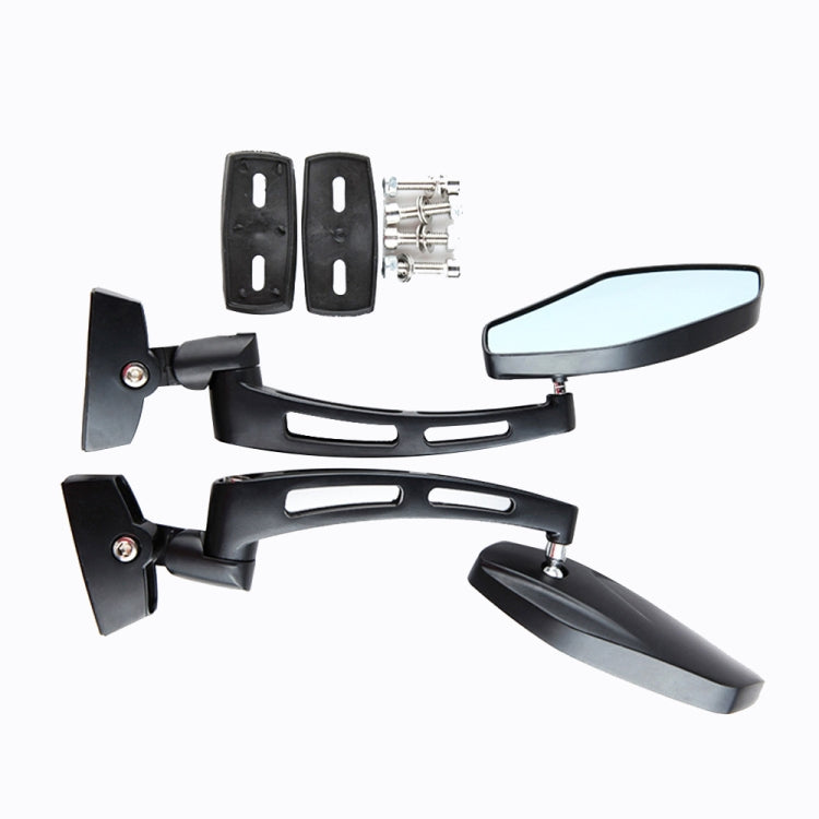 1Pair SF-062 Motorcycle Modified Rearview Mirror Reflective Mirror(Black) - free shipping - PMC TechLife - Order now!