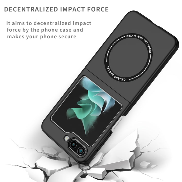 For Samsung Galaxy Z Flip5 5G Magsafe Magnetic Folding PC Phone Case(Black) - free shipping - PMC TechLife - Order now!
