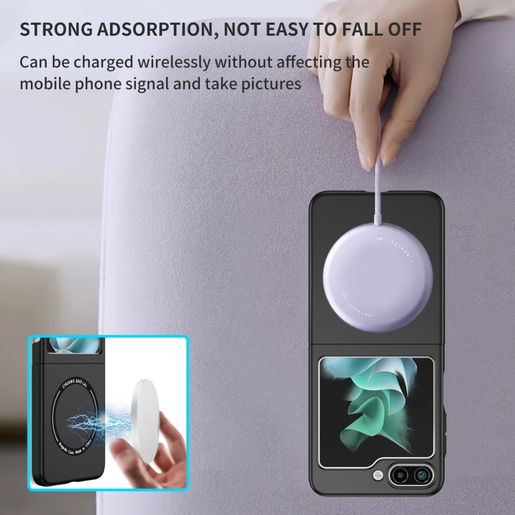 For Samsung Galaxy Z Flip5 5G Magsafe Magnetic Folding PC Phone Case(Black) - free shipping - PMC TechLife - Order now!