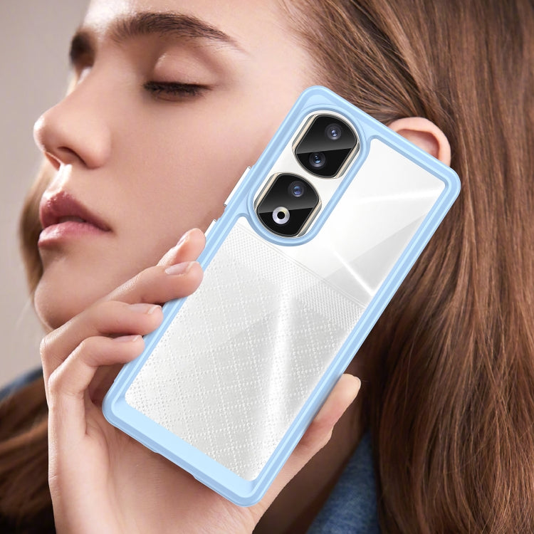 For Honor 80 Pro Colorful Series Acrylic Hybrid TPU Phone Case(Blue) - Honor Cases by PMC TechLife | Online Shopping South Africa | PMC TechLife | Buy Now Pay Later Mobicred