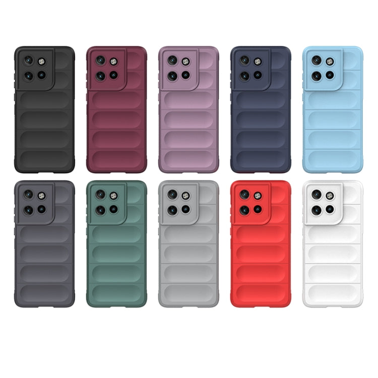 For Motorola Edge 50 Neo Magic Shield TPU + Flannel Phone Case(Light Blue) - free shipping - PMC TechLife - Order now!
