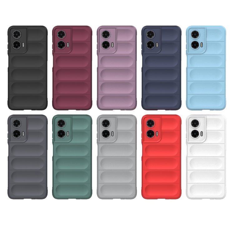 For Motorola Moto G35 5G Global Magic Shield TPU + Flannel Phone Case(Red) - free shipping - PMC TechLife - Order now!